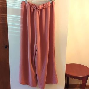 Shein curve wide leg flowy pants